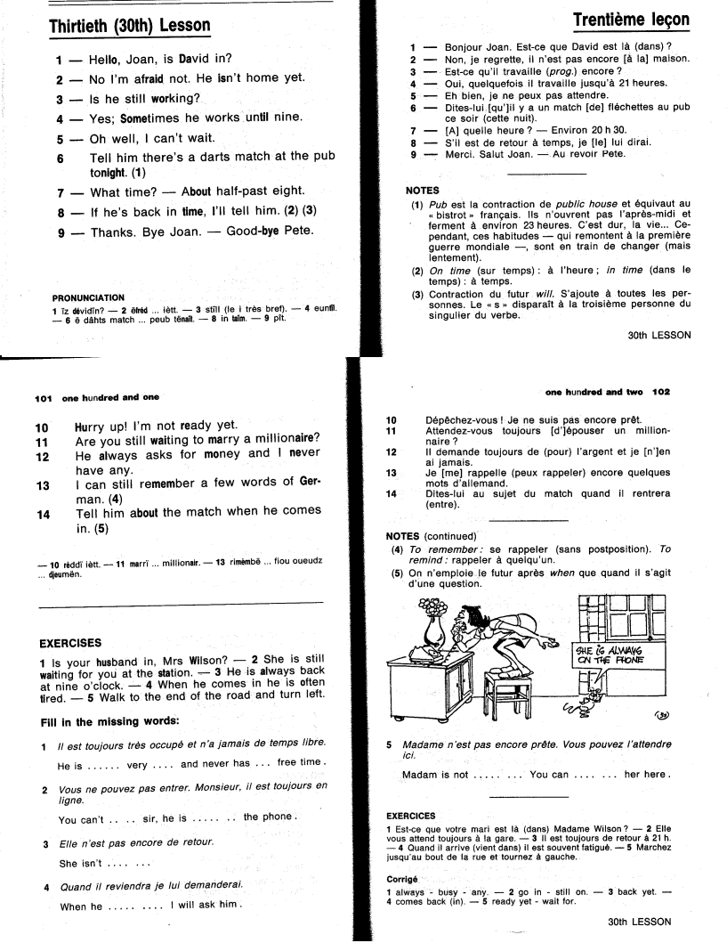 Thirtieth Lesson